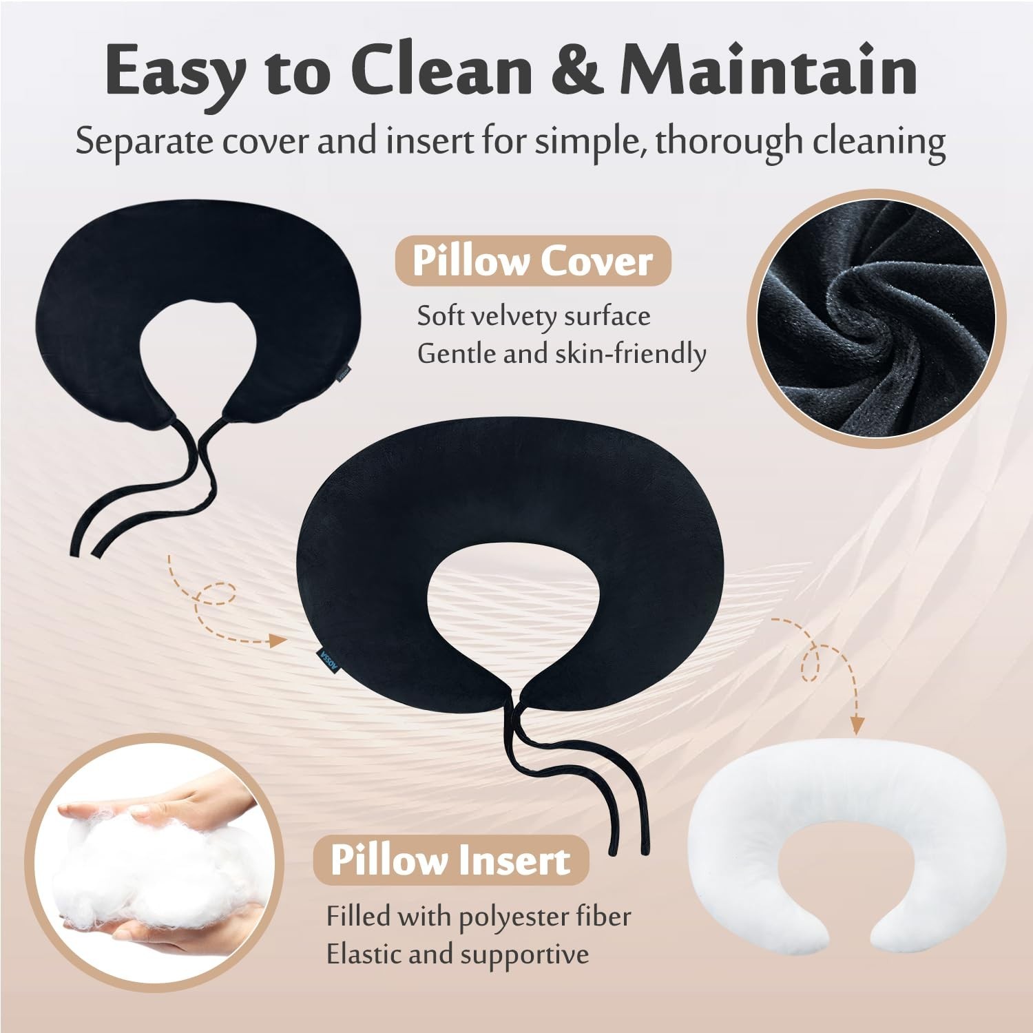 BBL Pillow for Post Surgery Recovery, Brazilian Butt Lift Cushion, Hip Support S