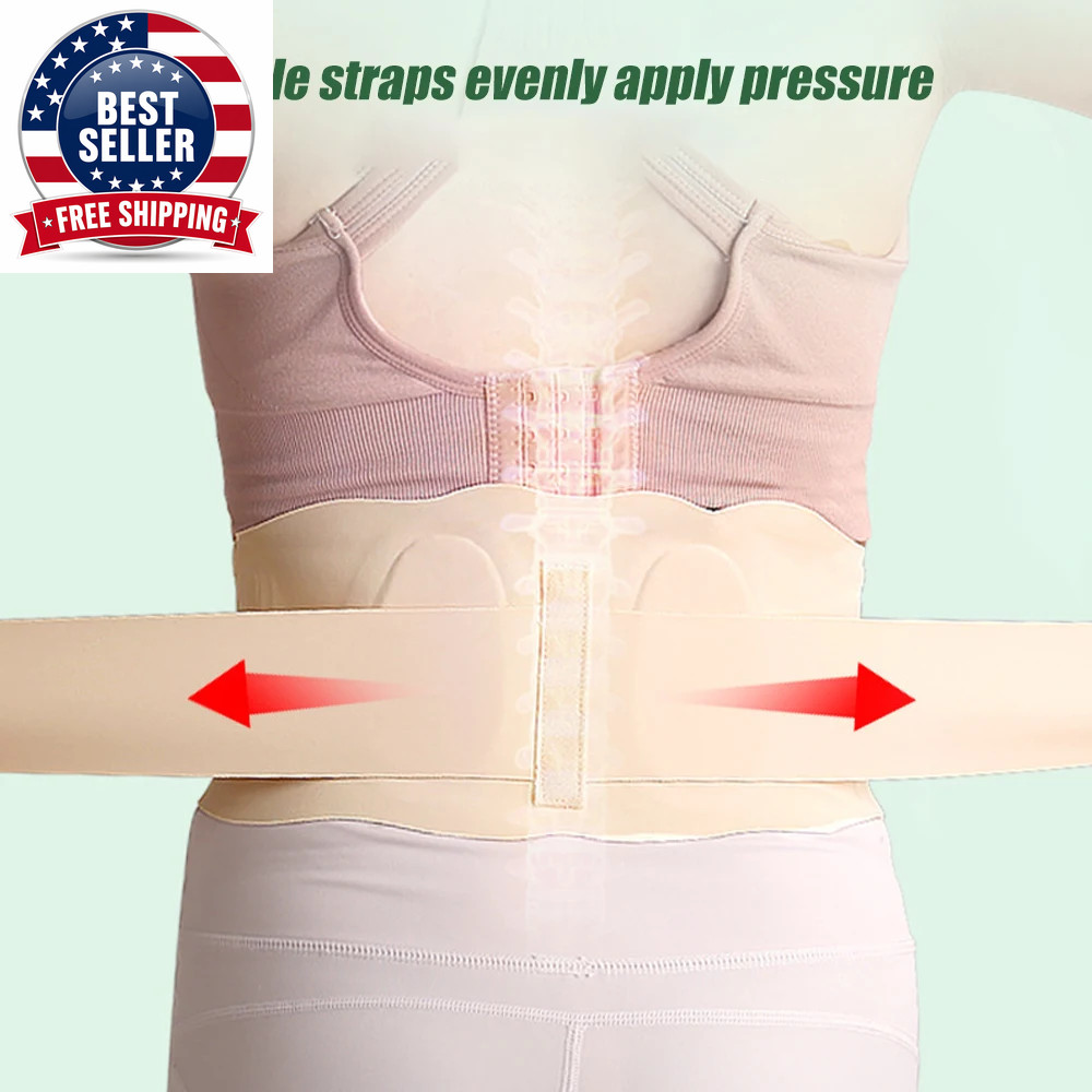 1Pcs Thin Back Braces for Lower Back Pain,Breathable Adjustable Waist Support Be