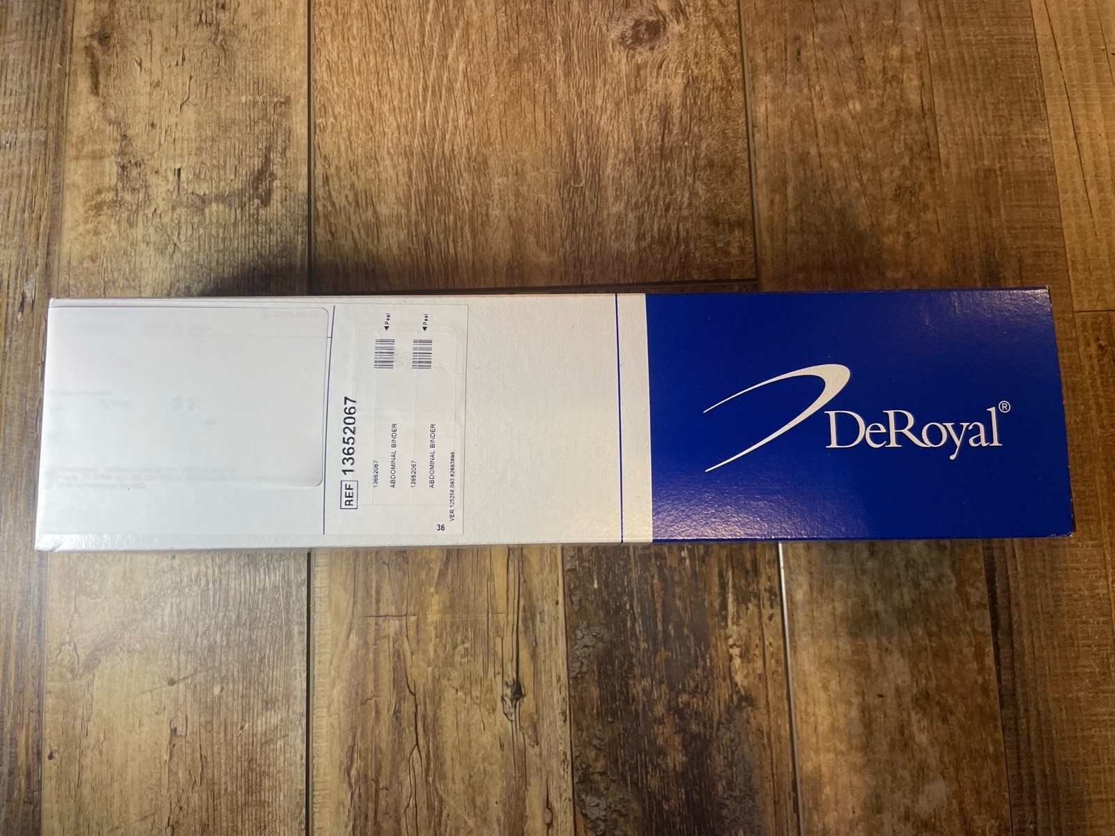 DeRoyal Abdominal Binder M/L 46–62” REF 13652067 – New Sealed Support Wrap