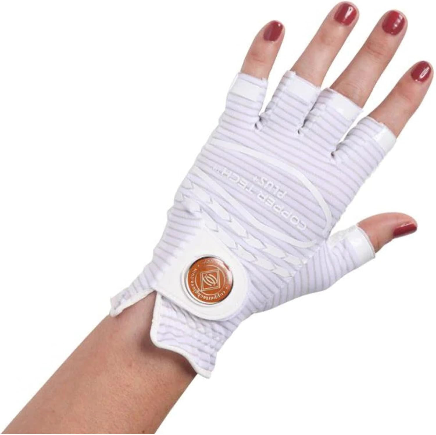Half Golf Glove for Men – Copper Infused Arthritis Relief, Compression Fit, Non-