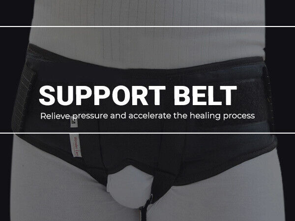 Hernia Belt Brace Double Compression Truss Pads Inguinal Support Belt for Men