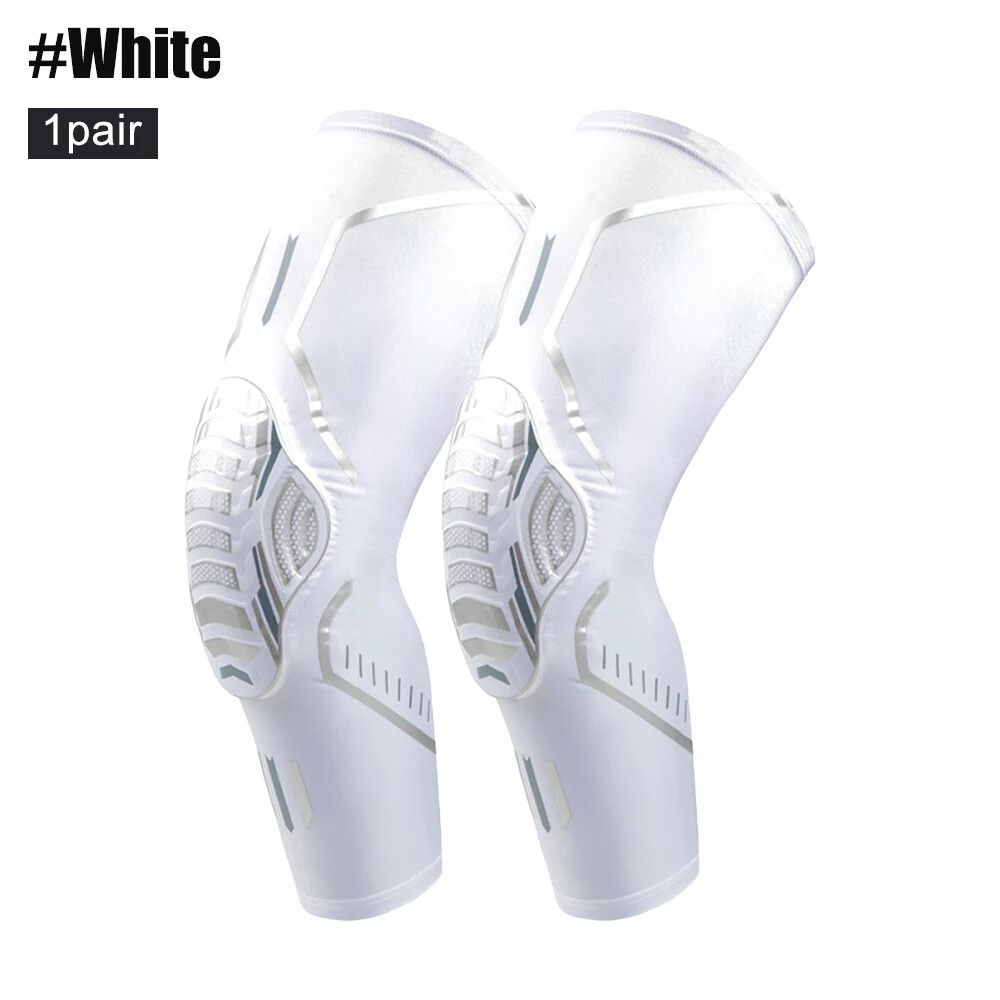 1Pair Sports Crashproof Knee Support Pad Elbow Brace Arm Leg Compression Sleeves