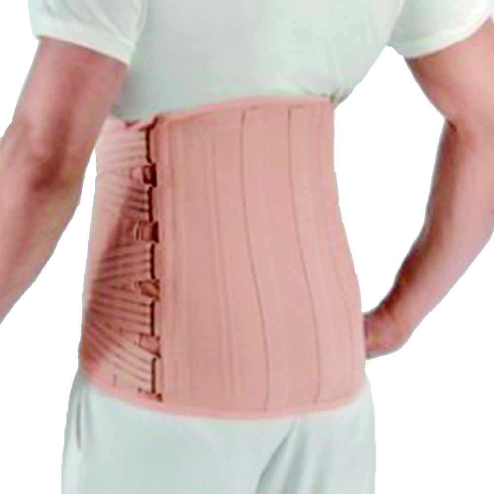 FGP lumbar band semi-rigid corset with slats LomboFixo men H 36cm beige