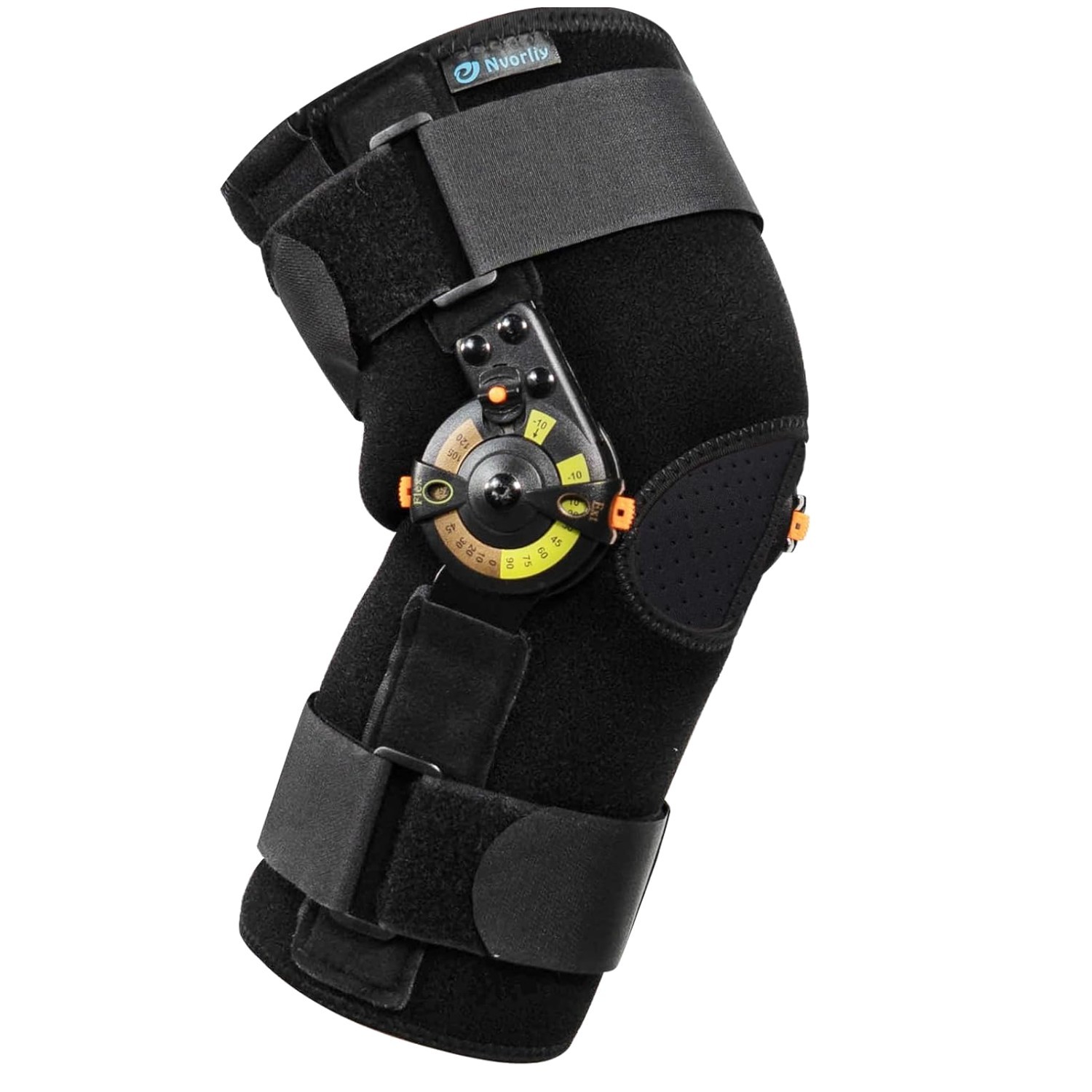 Knee Brace with Side Stabilizers & Locking Dials