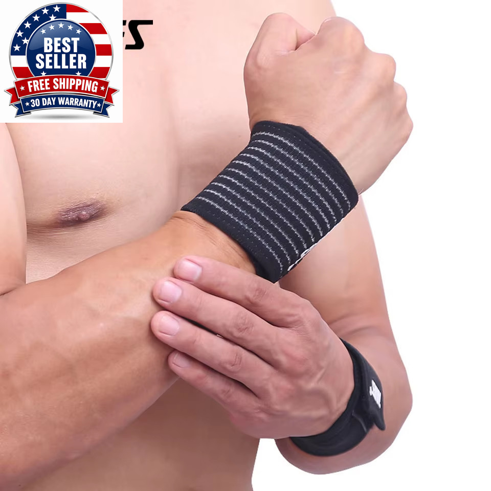 1PCS Cotton Elastic Bandage Hand Sport Wristband Gym Support Wrist Brace Wrap Ca