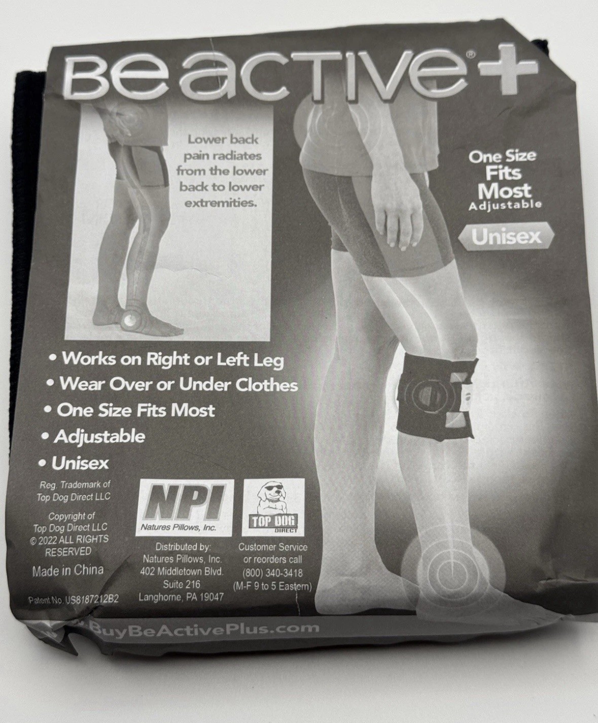 BEACTIVE Plus Acupressure System – Sciatica Pain Relief Brace For Sciatic Nerve