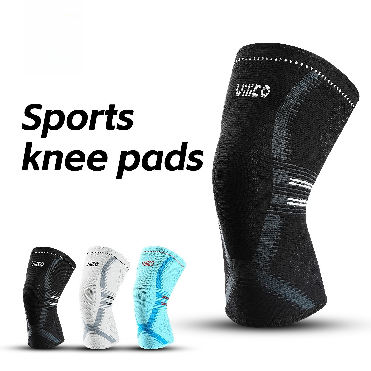 Knee Sleeves Compression Brace Support Sport Joint Injury Pain Arthritis Relief