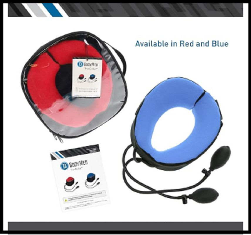 TracCollar – by Body Sport – Inflatable Neck Traction Device – Cervical Collar