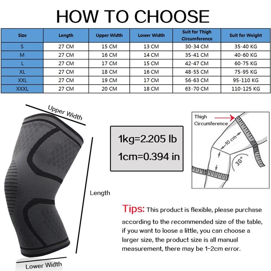 Aolikes 1pcs Knee Support Brace for Men & Women, Compression Knee Sleeves for We