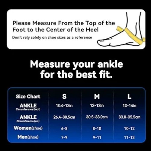 Adjustable Ankle Stabilizer with laces with Lateral Stabilizing Pads for sprains