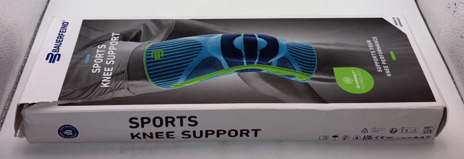 Bauerfeind Sports Knee Support Medium Black Brace Size M