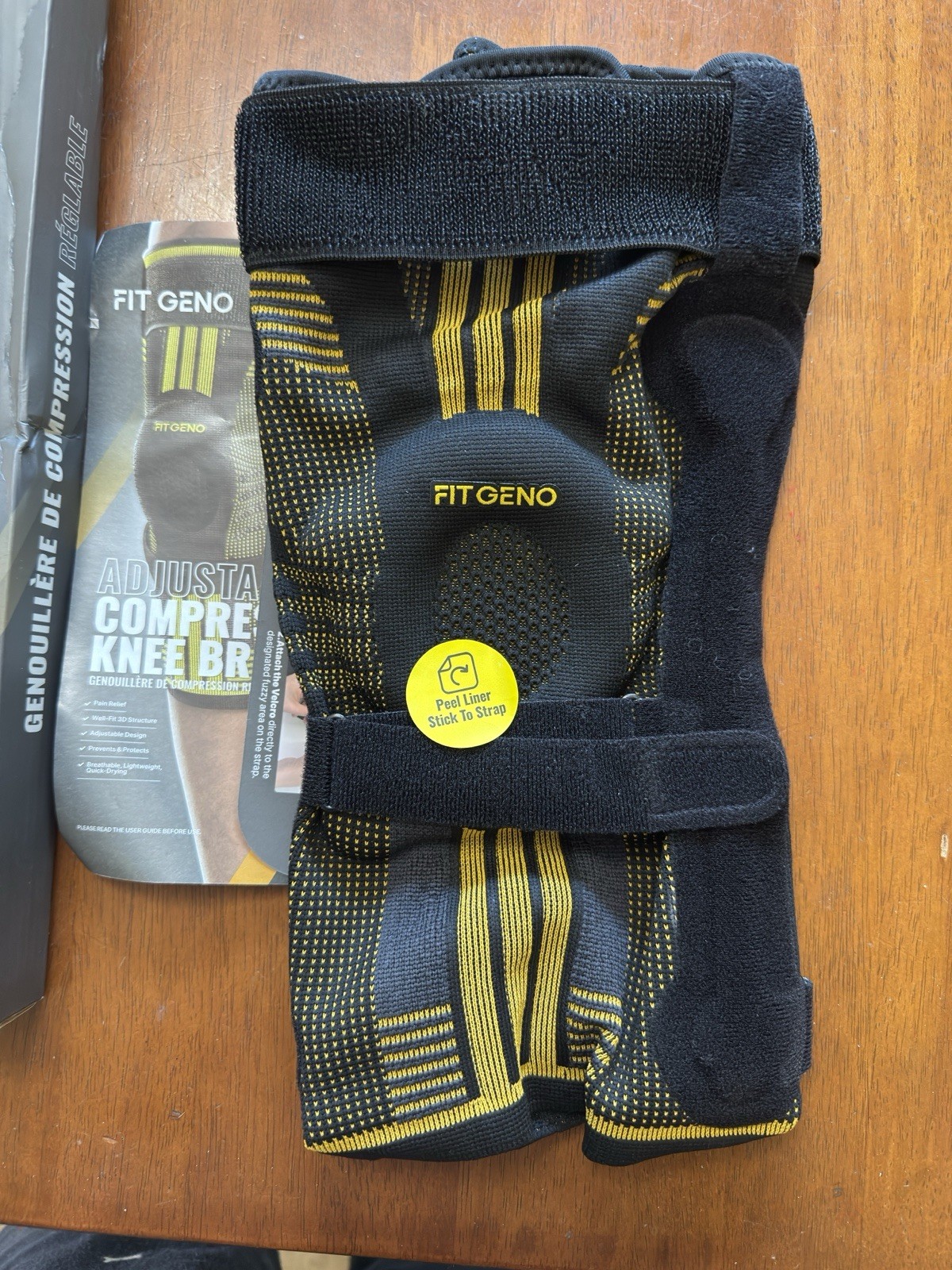 FIT GENO Size M Adjustable Compression Knee Brace