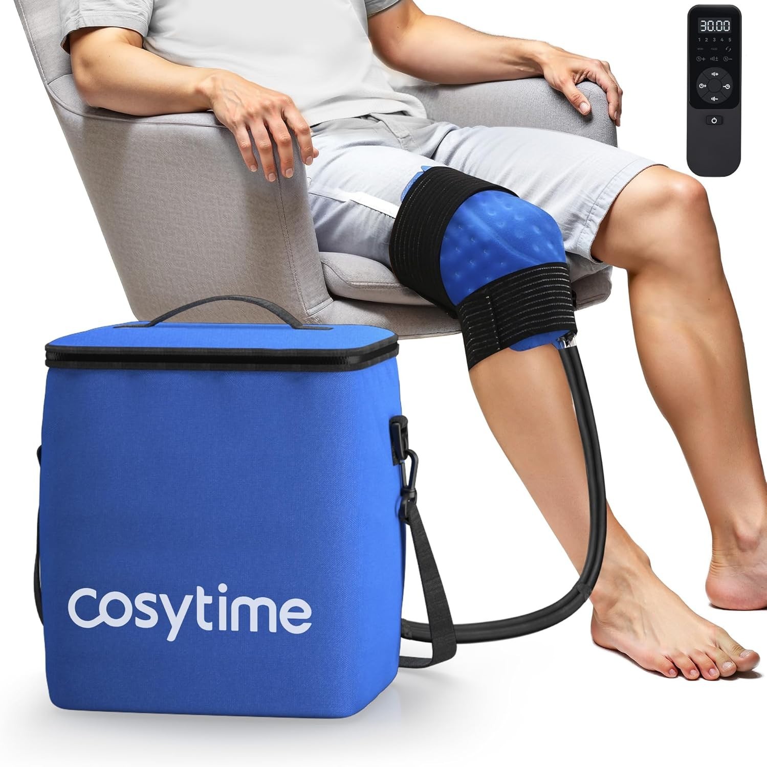 Ice Machine for Knee after Surgery, Cold Therapy Machine for Knee Replacement wi