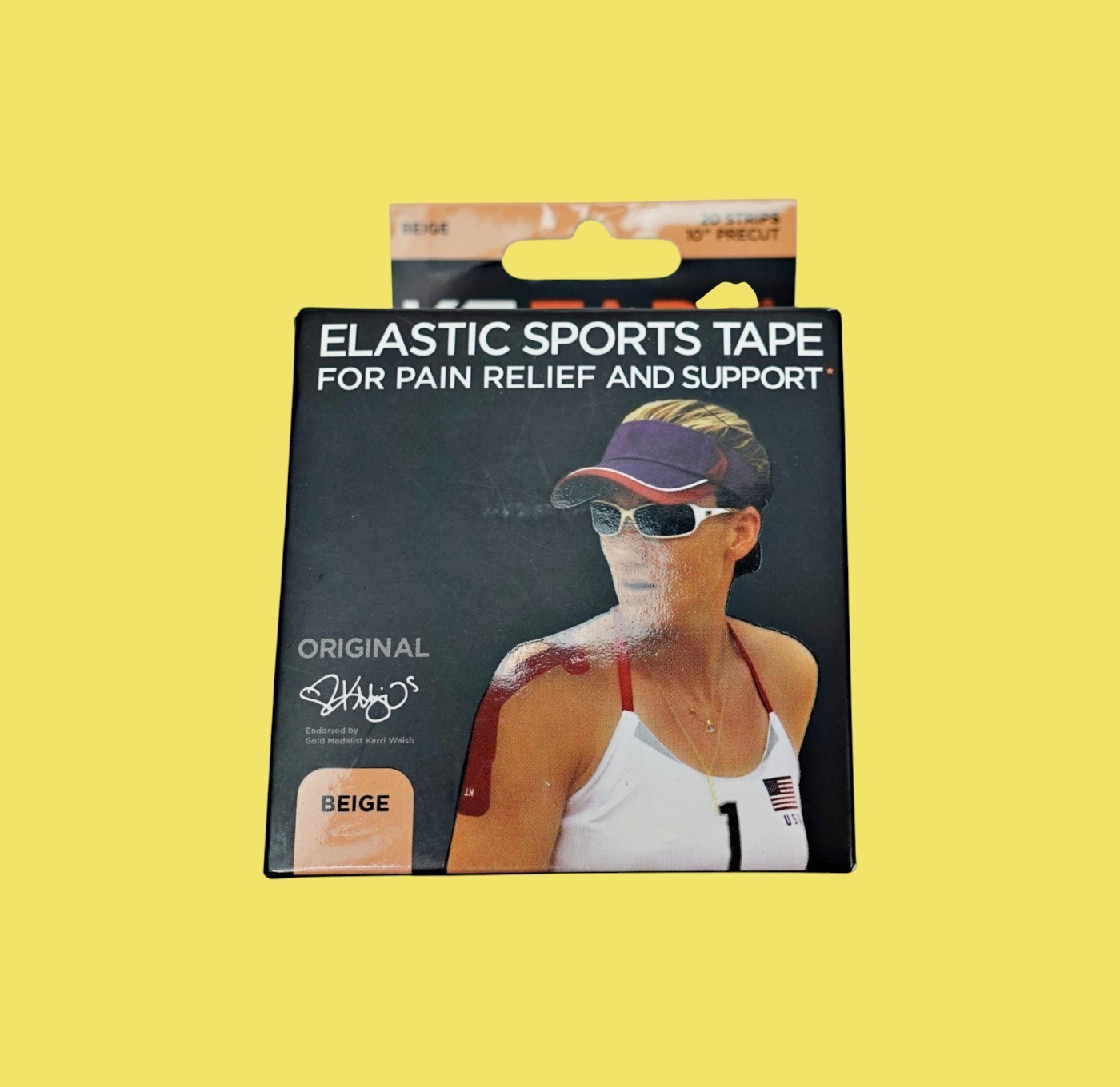 Elastic Sports Tape for Pain Relief Support Cotton Strips Workout KT Therapeutic