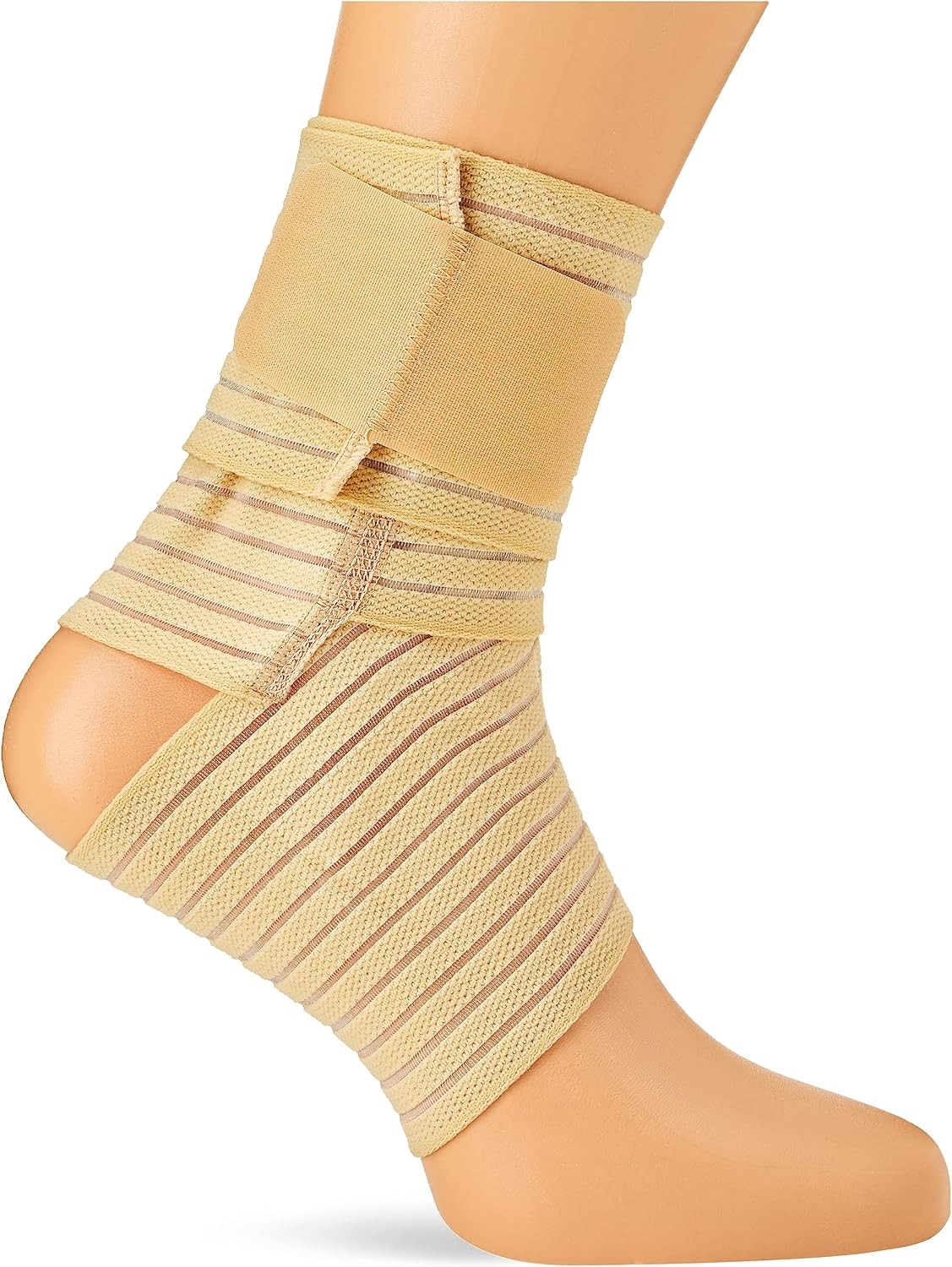 Thermoskin Elastic Ankle Wrap, Beige, Large/X-Large