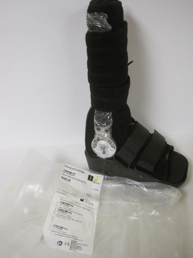 New Procare MaxTrax ROM Walker Adjustable Boot 79-95333 Small
