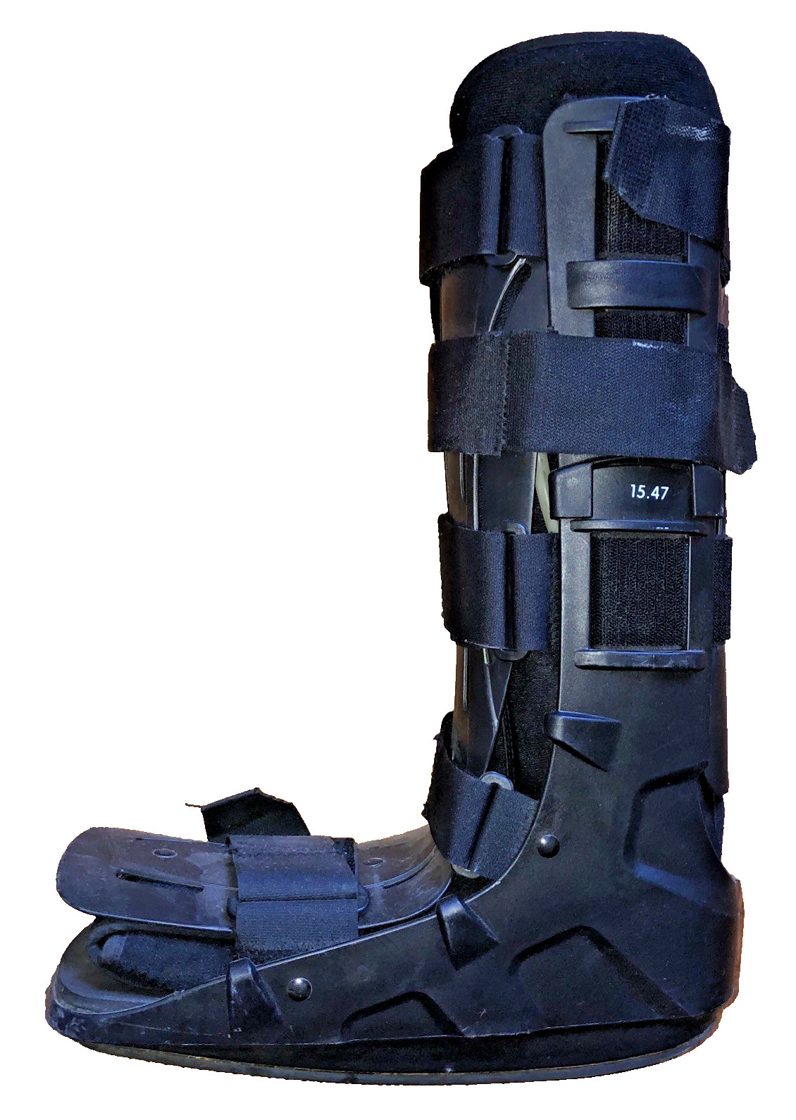 Medical Walking Boot Supports Foot and Ankle LEFT foot L/XL black (used 6 weeks)