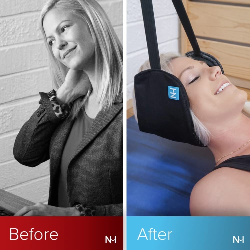 Neck Hammock Stretcher – Cervical Traction Device for Neck Pain Relief & Decompr