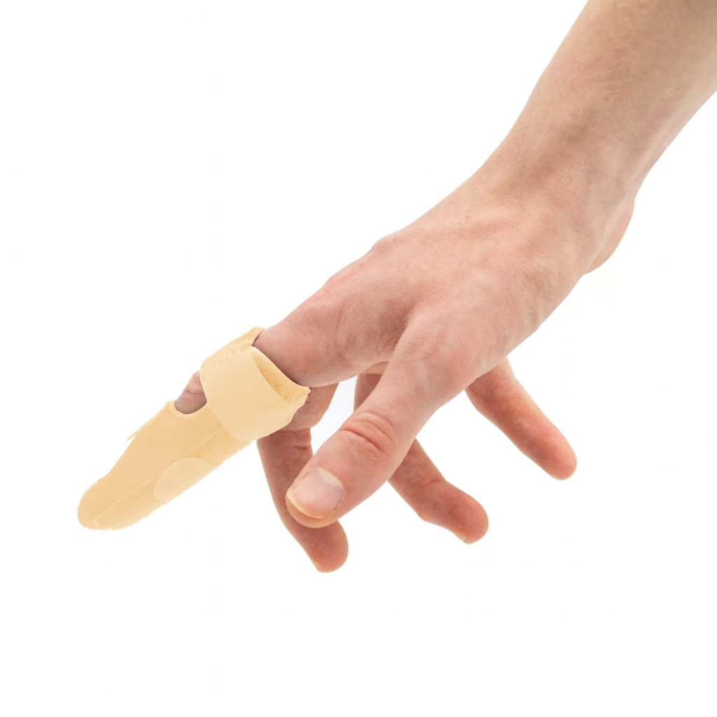 Finger Splint Support Brace Pain Relief Trigger Fixing Straightener Corrector UK