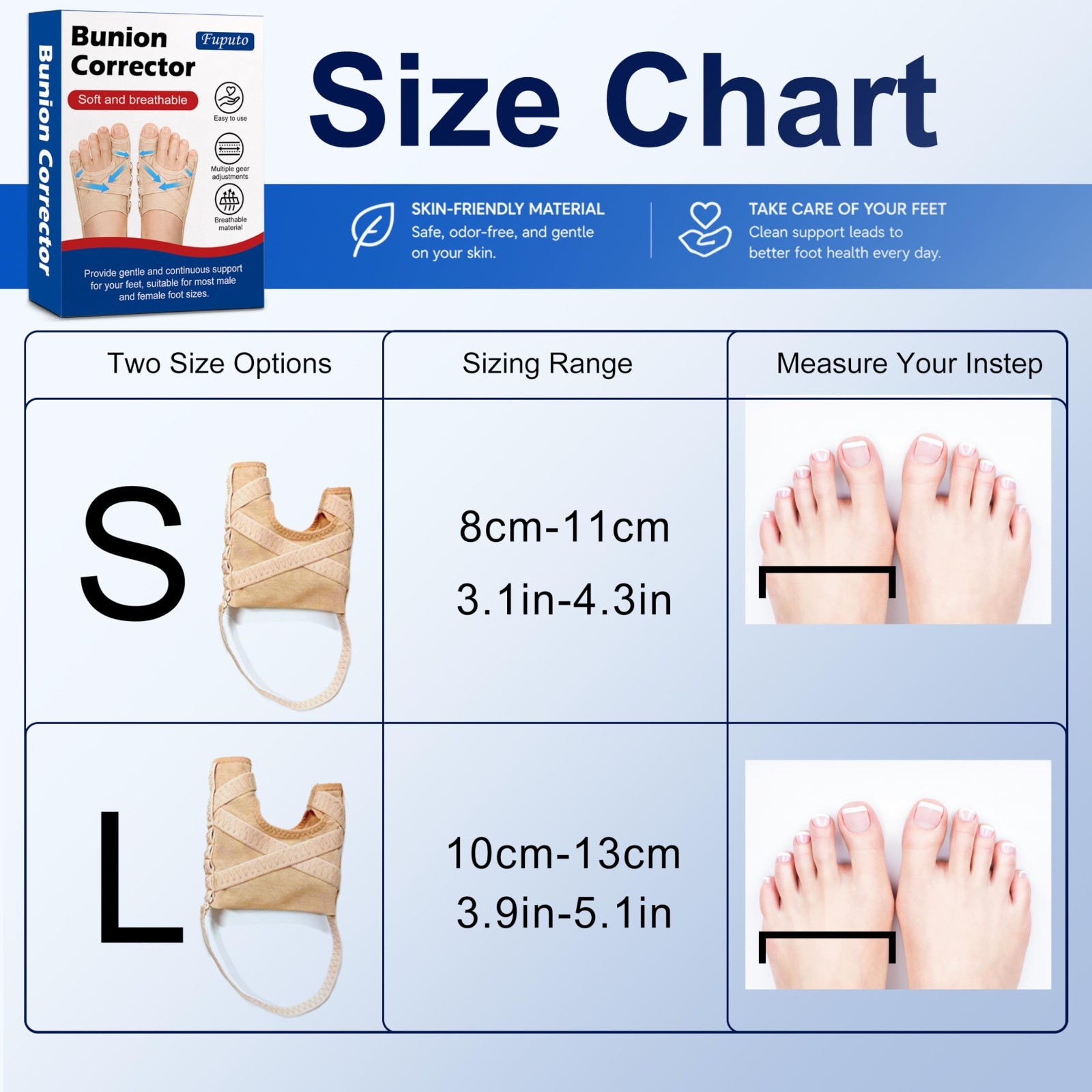 Adjustable Bunion Corrector Sleeve – Breathable Hallux Valgus Toe Straightener,