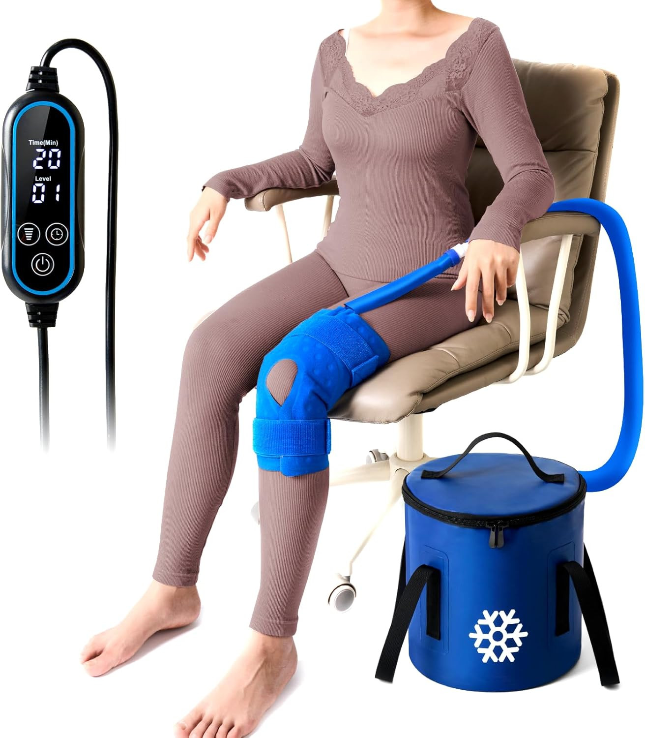 Cold Therapy Machine, Ice Machine for Knee Care After-Surgery, Knee Replacement