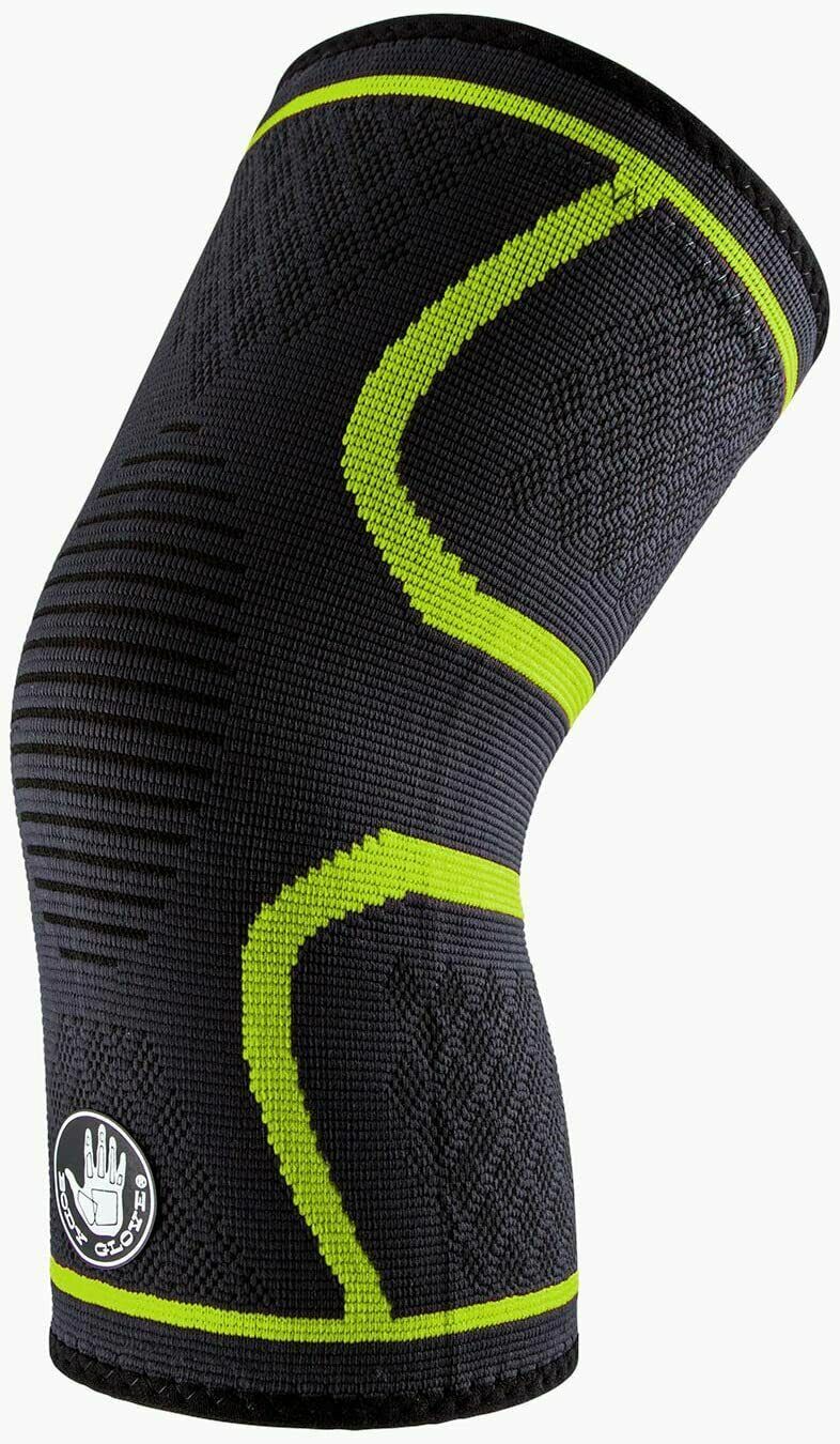 Body Glove Comfort Knee Sleeve Light Support + Compression Small Black & Green