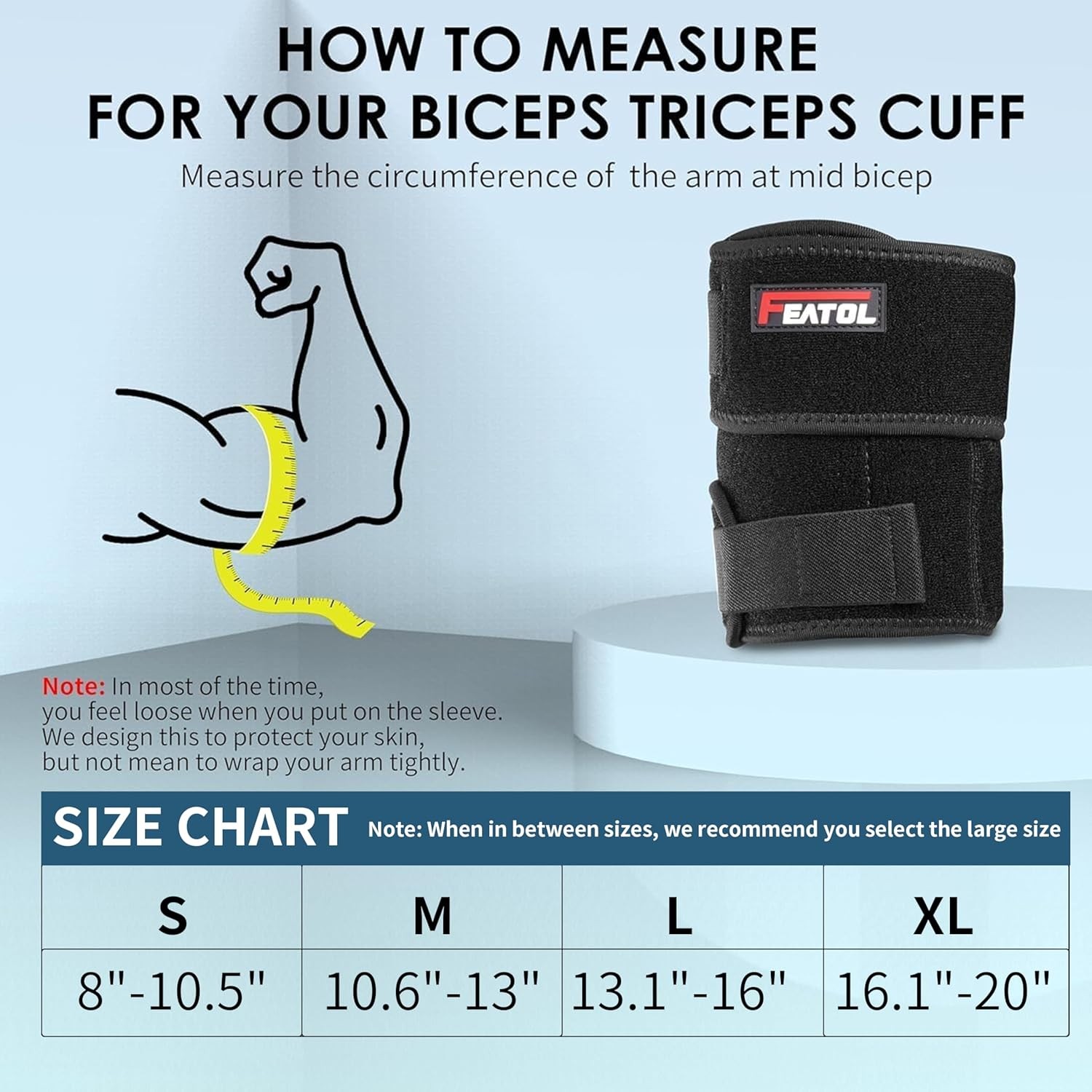 Bicep Tendonitis Brace Compression Sleeve Upper Arm Support Tricep Brace