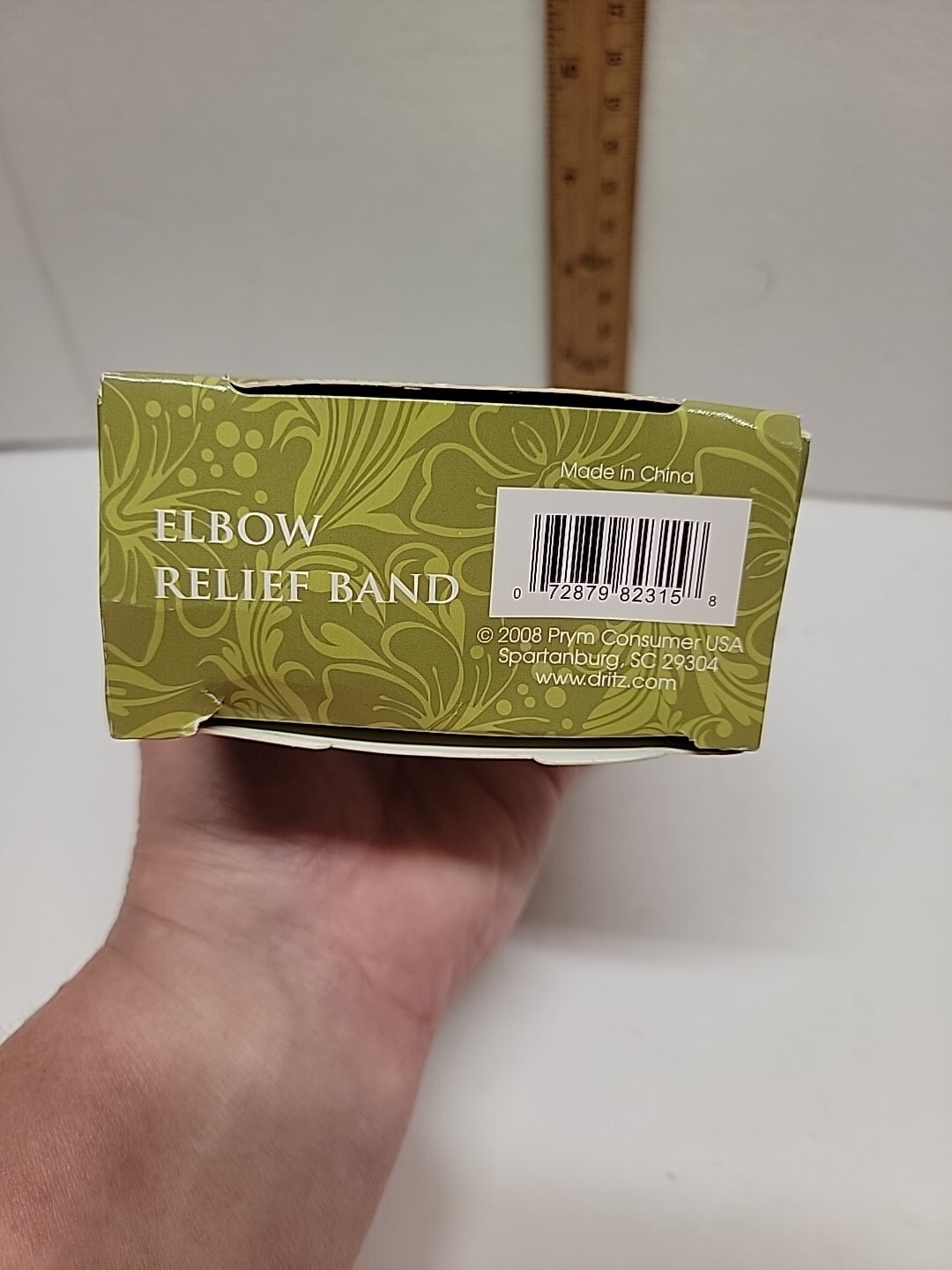 Unique Green CREATIVE COMFORT Elbow Relief Band with Massaging Ergobeads