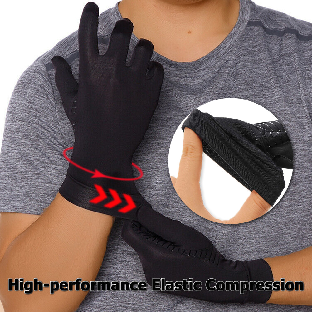 Unisex Copper Arthritis Compression Gloves Sport for Carpal Tunnel Joint Pain