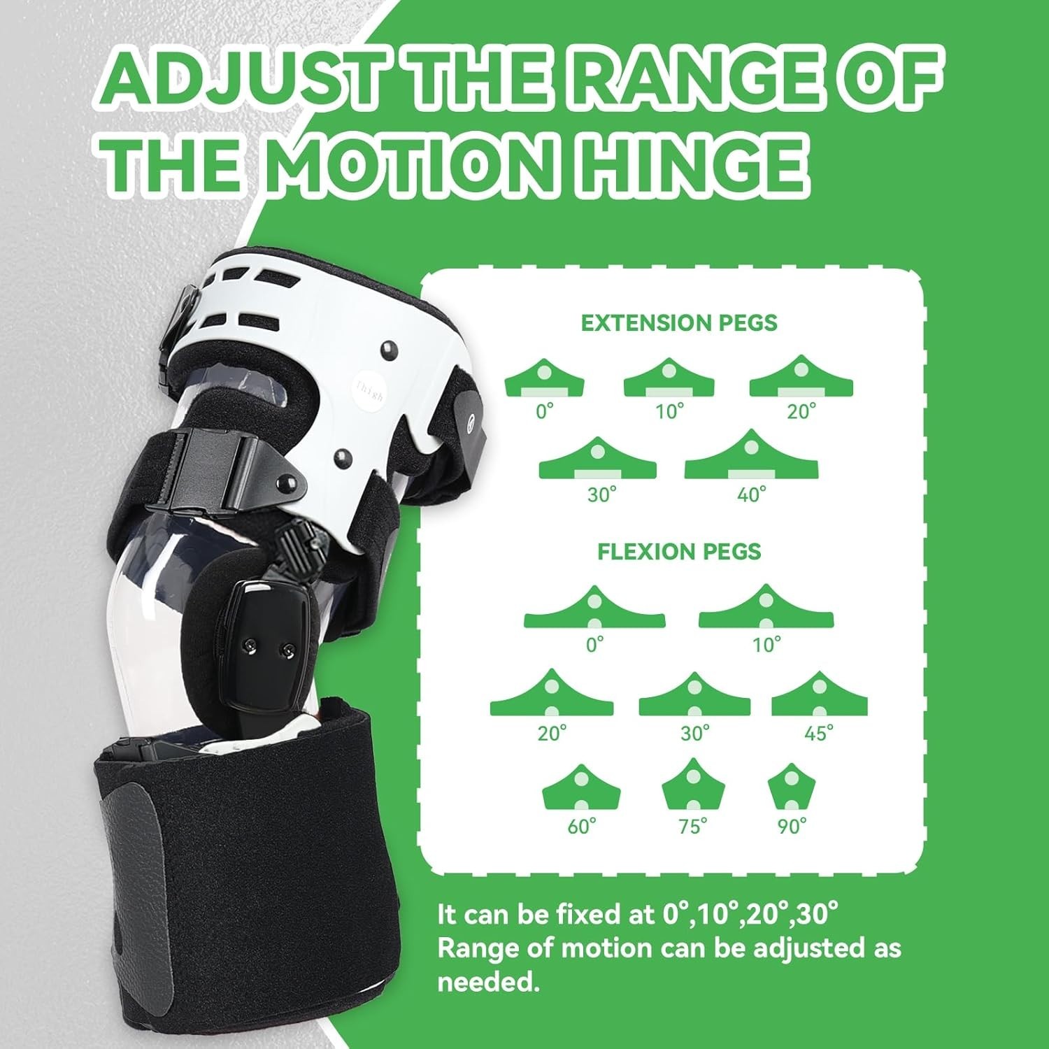Orthomen OA Unloader Knee Brace with Anti-slip Strap, Men & Women **RIGHT LEG**