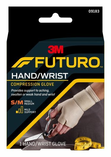 3M Futuro Compression Glove Mild Support to Aching, Weak Hands & Wrists S/M NEW