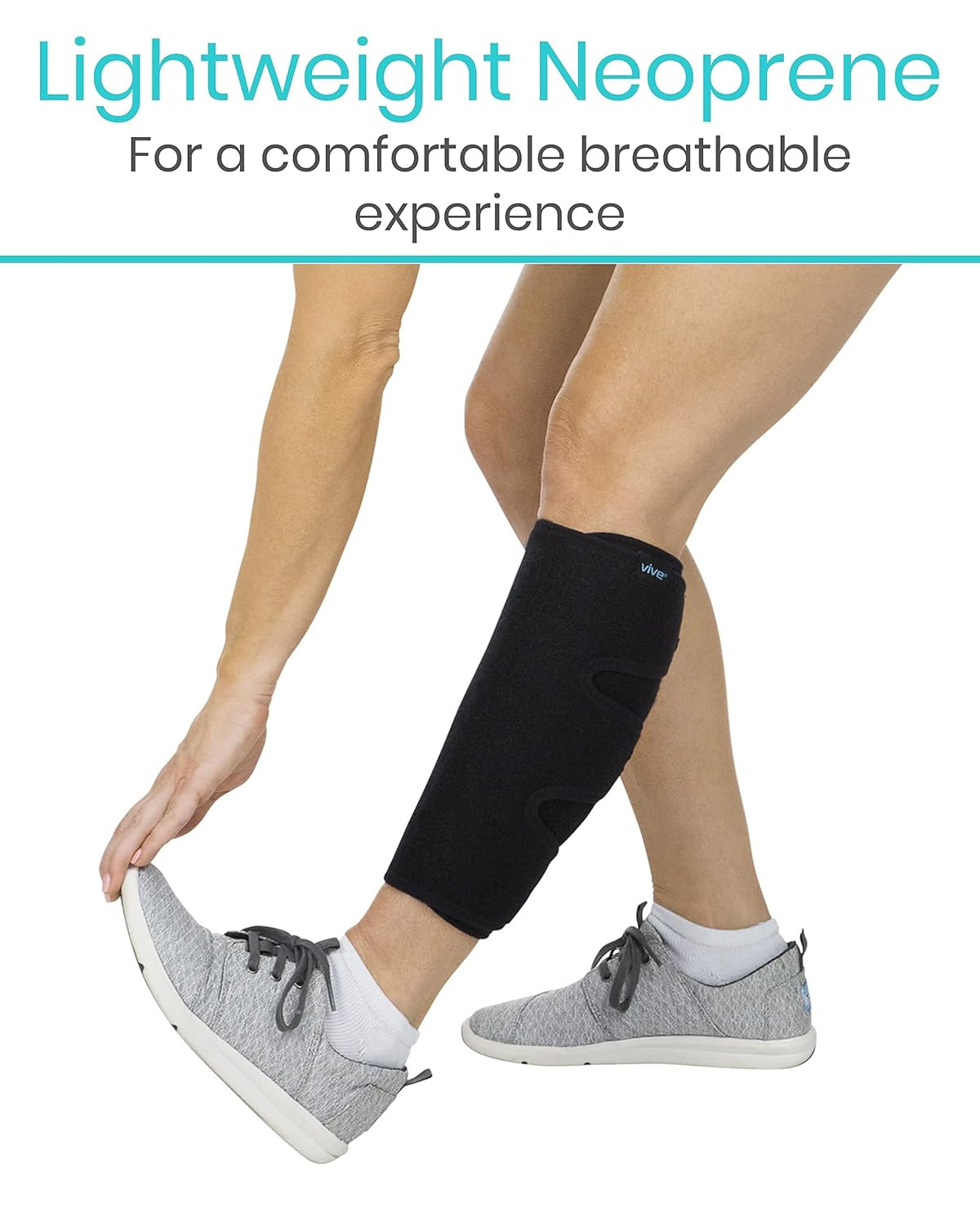 Calf Brace – Adjustable Shin Splint Support – Lower Leg Compression Wrap Increa