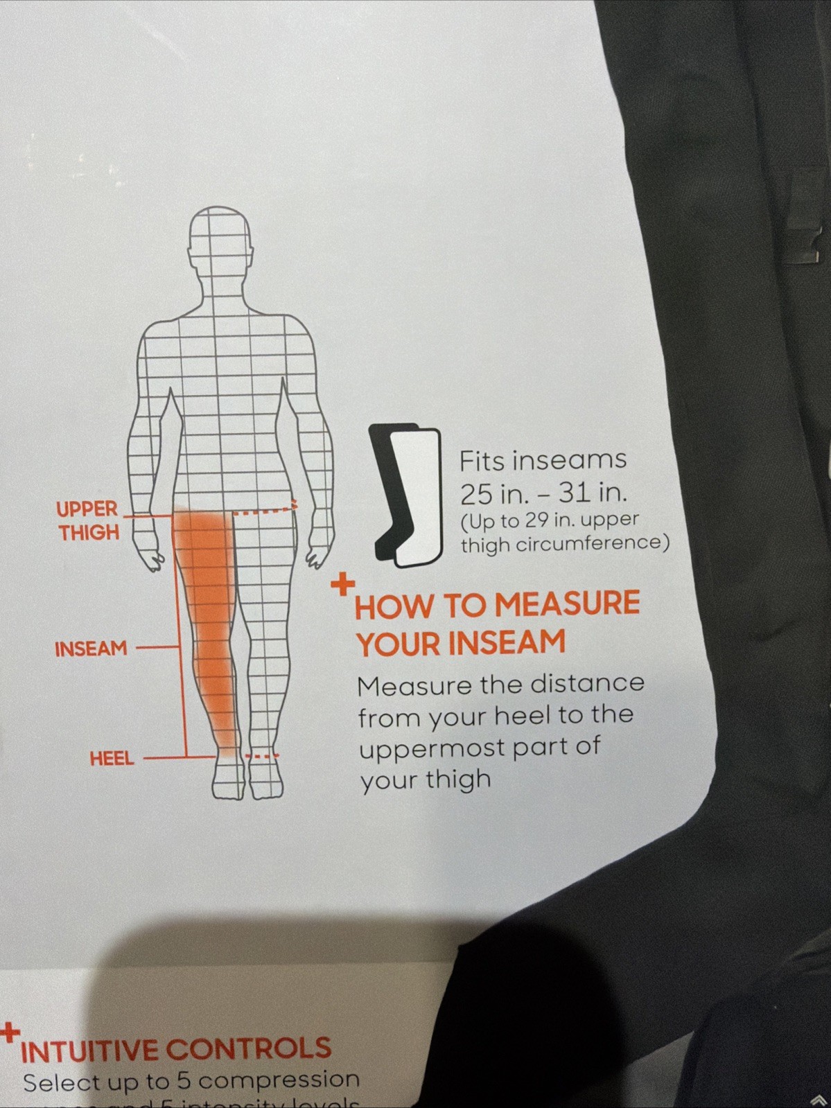 SHARPER IMAGE Air Compression Boots Small-Medium Muscle Massager. Black. New