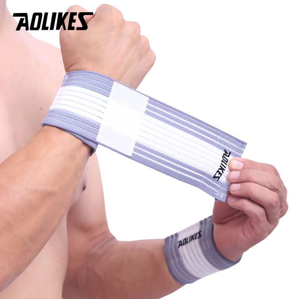 1PCS Cotton Elastic Bandage Hand Sport Wristband Gym Support Wrist Brace Wrap Ca