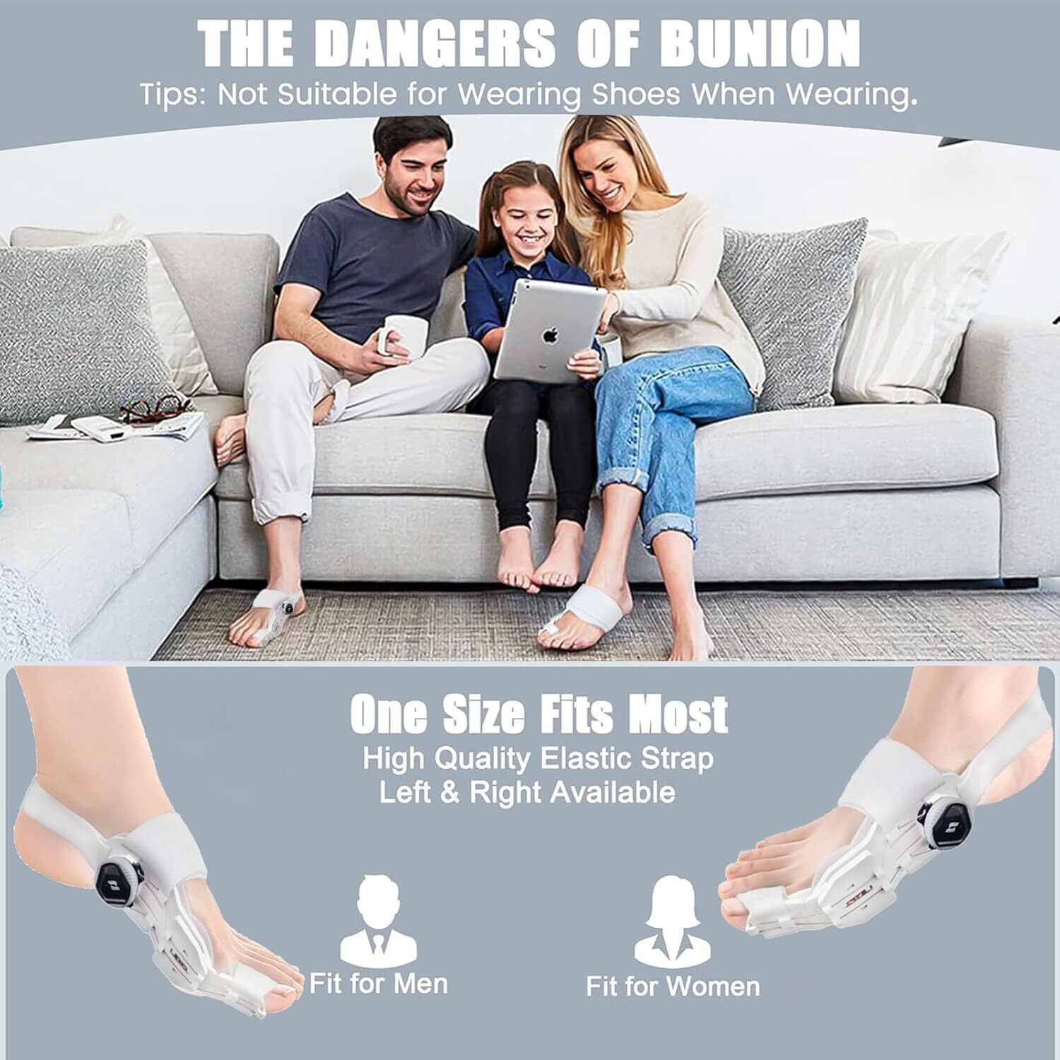 Hallux Valgus Pain Support Big Toe Orthopedic Bunion Straightener Corrector Pro