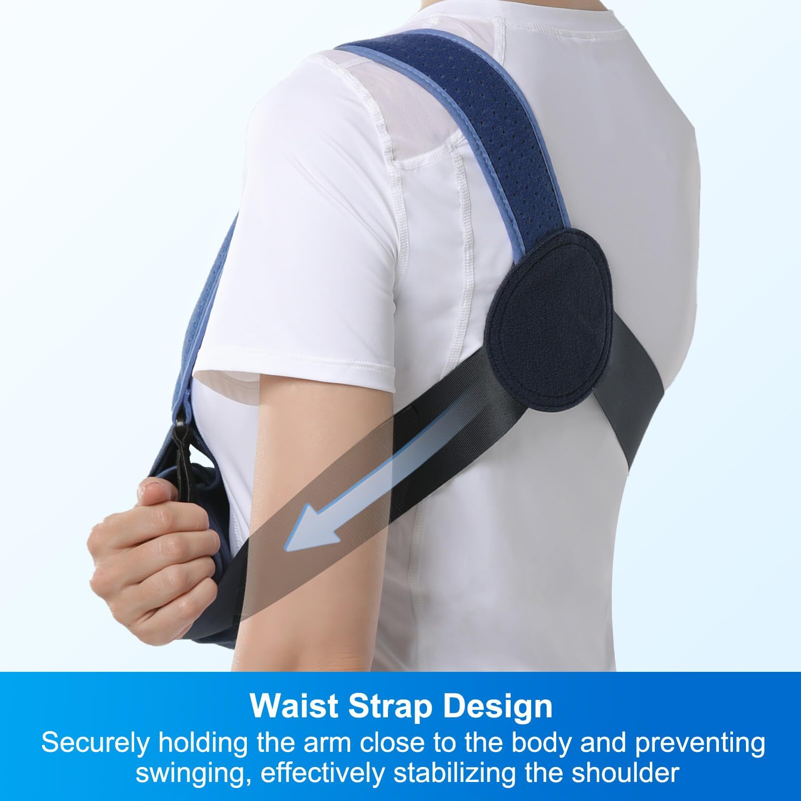 Arm Sling Shoulder Immobilizer for Women and Men, fit Left or Right Arm -Rota…