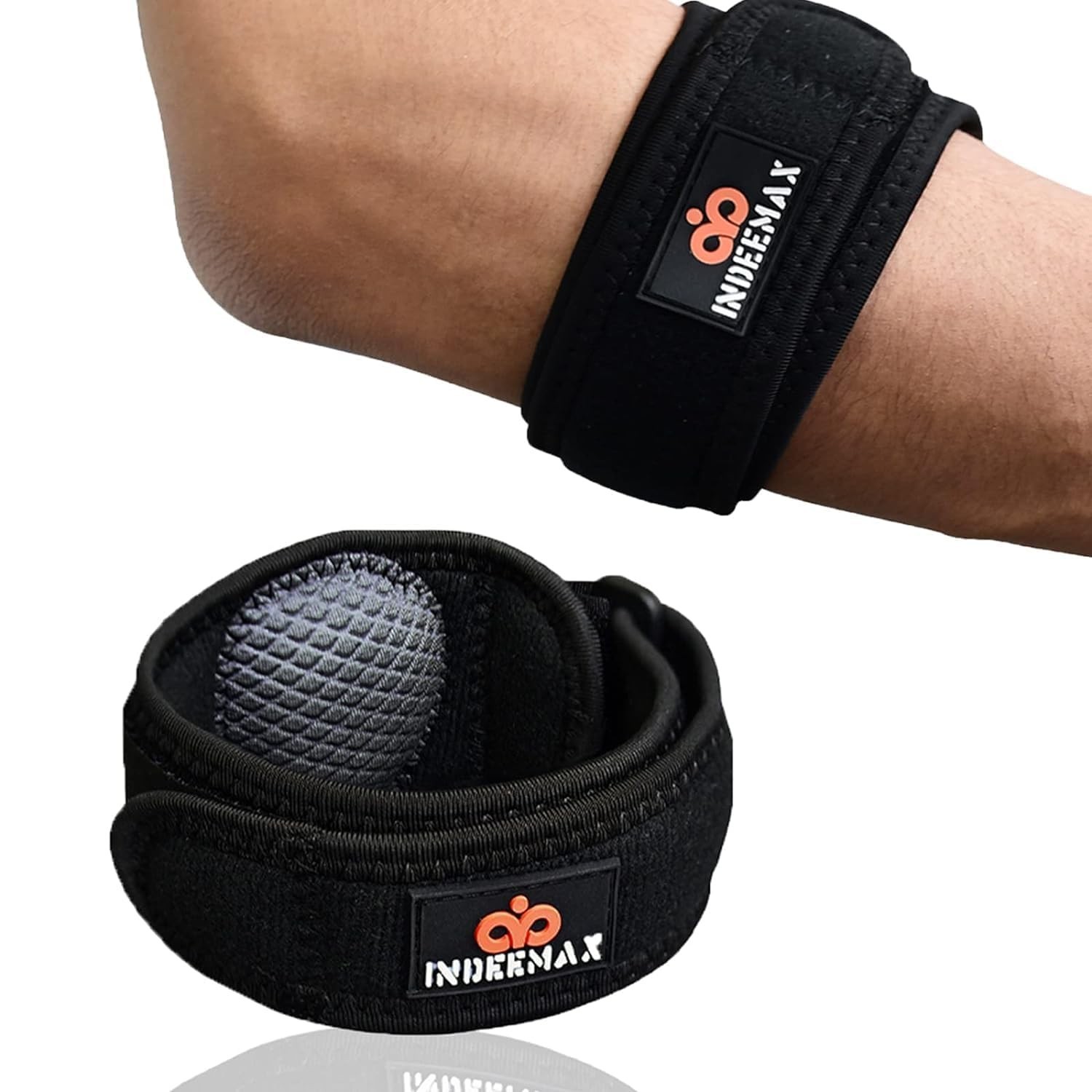 Elbow Brace for Tendonitis and Tennis Elbow for Women Men, 2 Pack Golfers Elb..