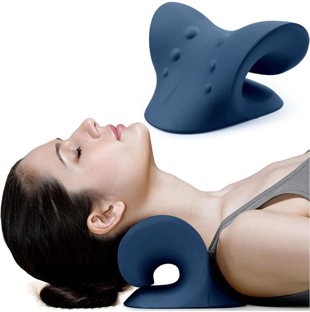 RESTCLOUD Neck and Shoulder Relaxer,Cervical Traction Device for TMJ Pain Relief