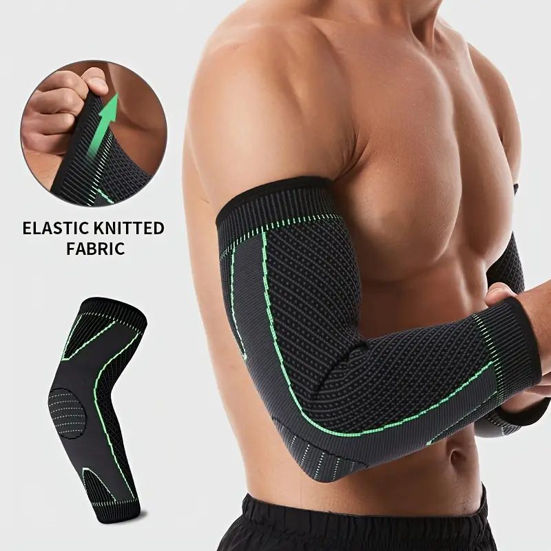 2x Men Women Elbow Compression Sleeve,for Tennis,Weight Lifting,Exercise,Fitness