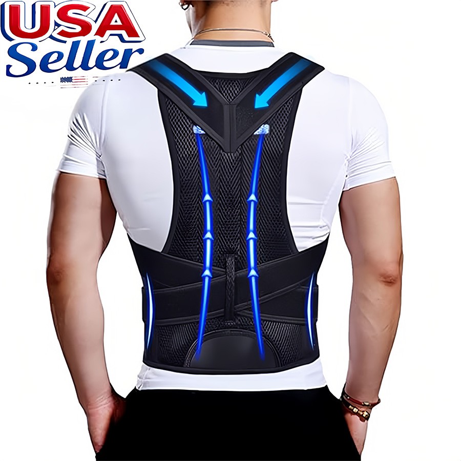 Posture Corrector-Back Brace for Men/Women-Fully Adjustable Straightener Support