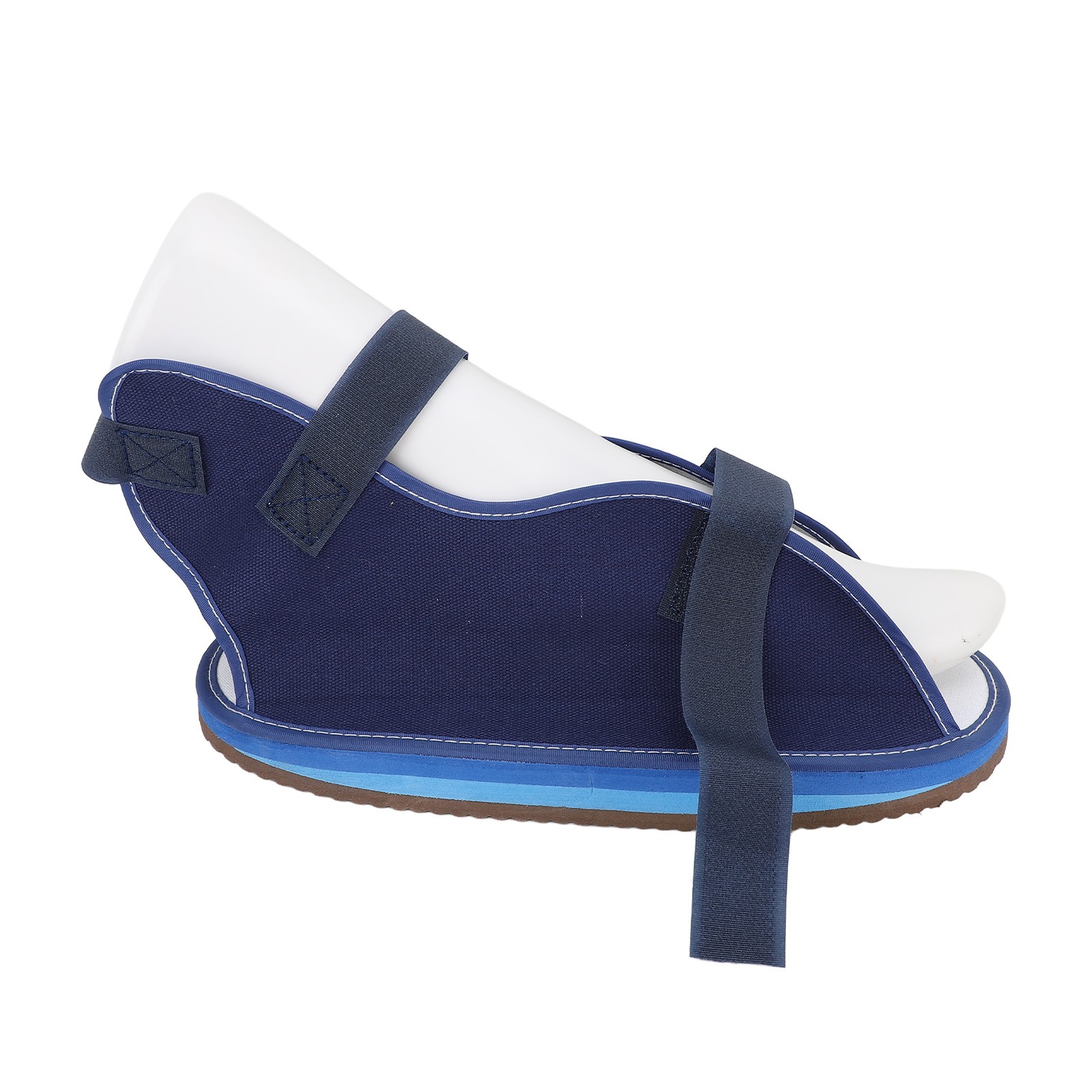 1 Pair Plaster Cast Shoes Comfortable Open Toe Design For Recovery
