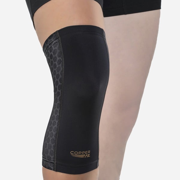 Copper Fit Freedom Copper Infused Knee Compression Stretch Sleeve 1-PACK: L-XL
