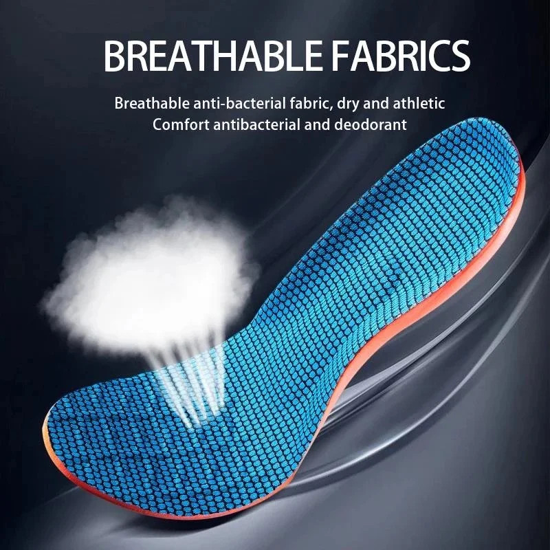 Sport Arch Orthopedic Insoles for Shoes Sole Shock Absorption Cushion Running El