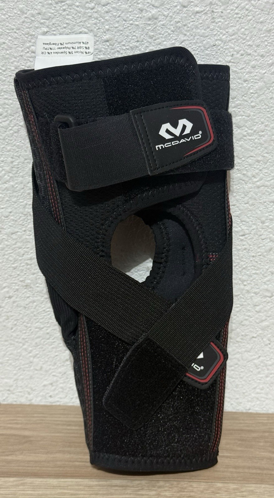 McDavid Phantom Knee Brace Support Level 3 Maximum Black Medium MD30310