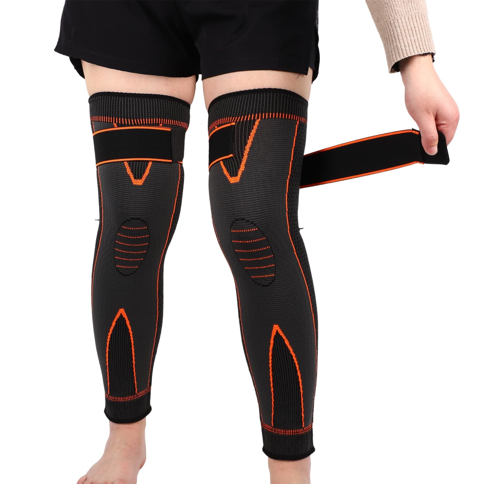 2 Pack Knee Wraps for Pain Relief Women Men, Knee Compression Sleeve for Men …