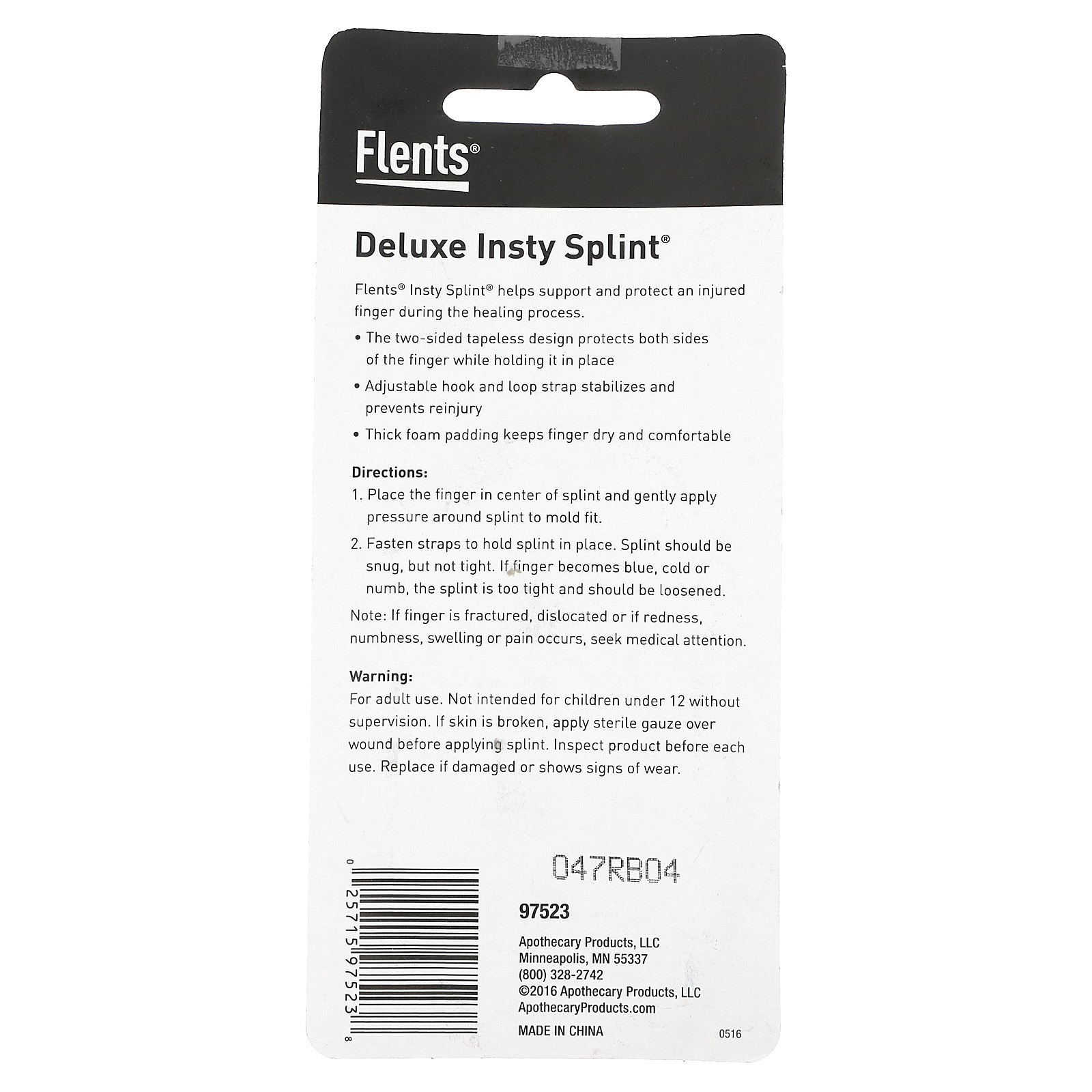 Deluxe Insty Splint, M, 1 Count