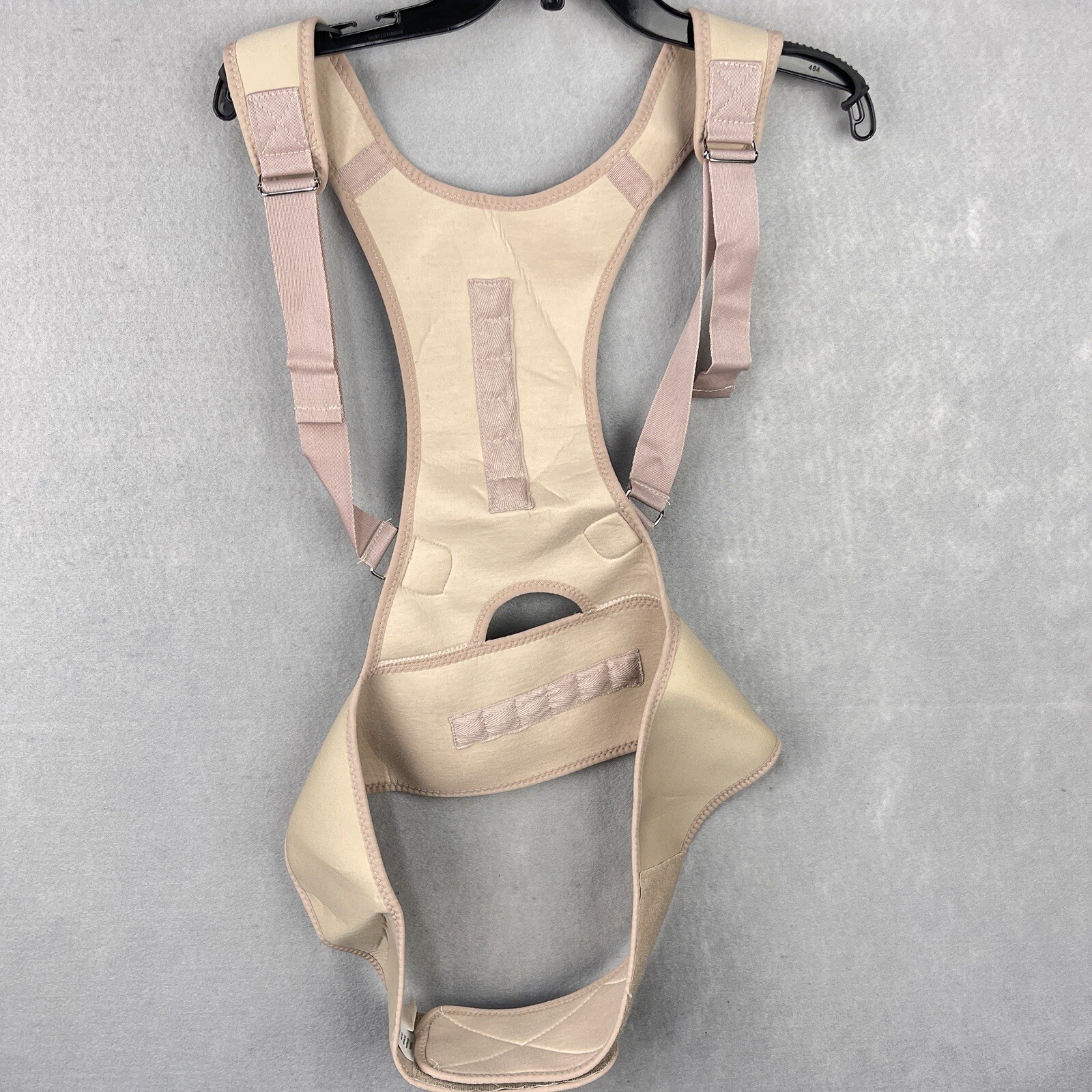 LivingSure Magnetic Posture Corrector Adjustable Strap Size Large Color Cream