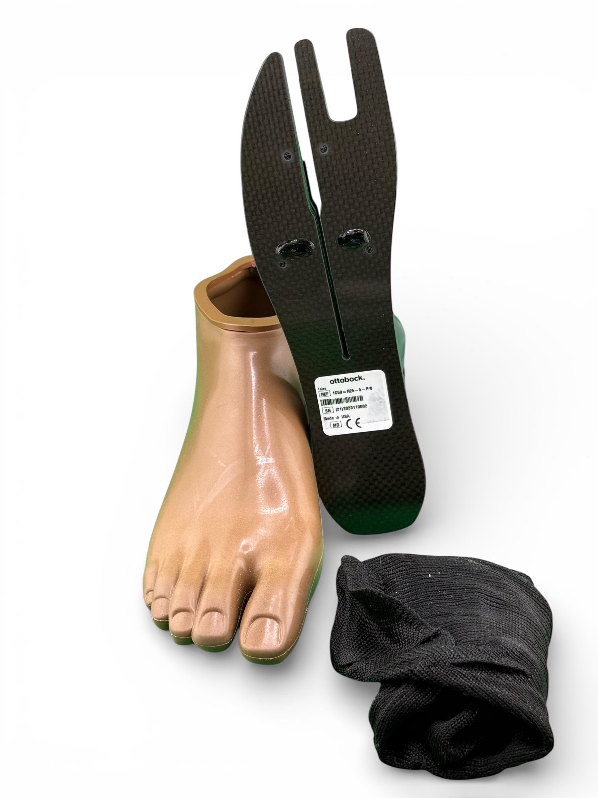 Ottobock Otto bock Taleo Prosthetic Foot, Size 25 Category 5, 1C50, right
