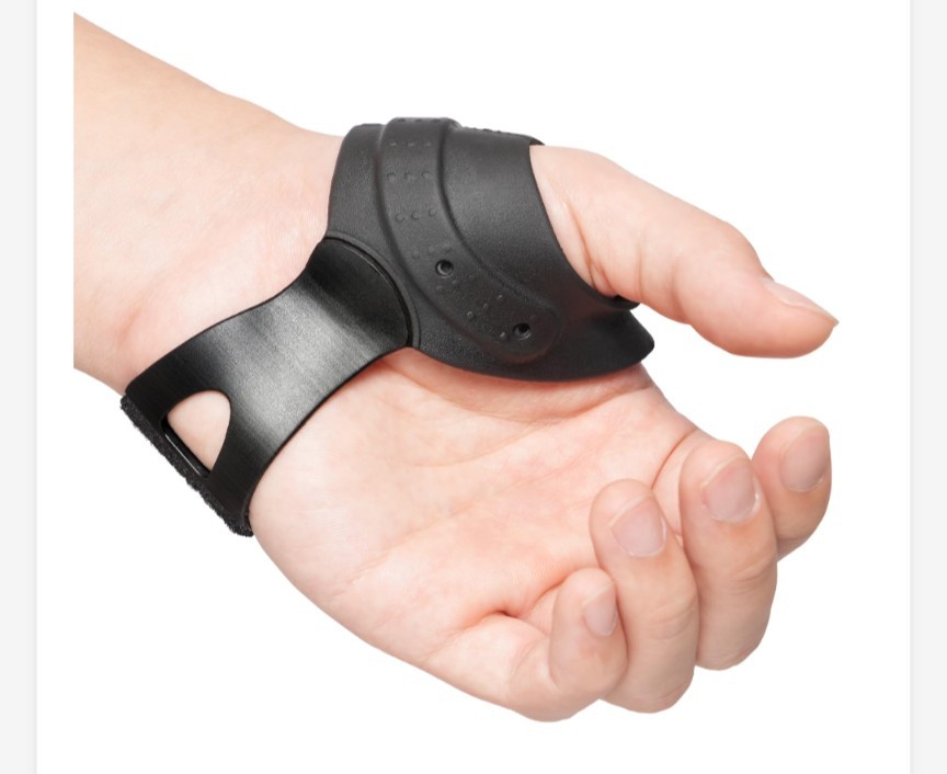 Velpeau Flexible CMC Thumb Brace – Soft Rubber Thumb Splint for Arthritis Pain