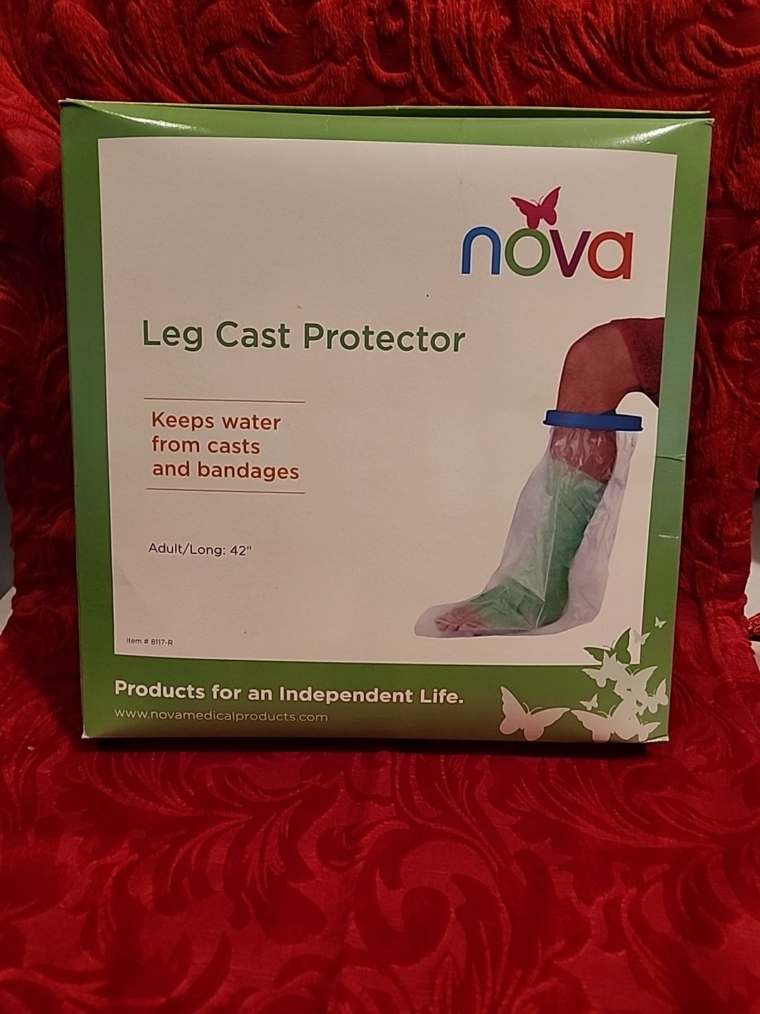 NOVA Adult/Long Leg Cast Protector Reuseable New In Box